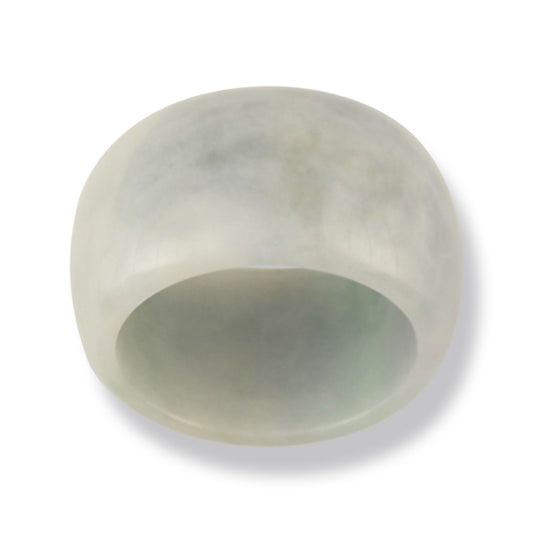 LAVENDER JADEITE JADE BAND RING FINGER SIZE 11.5 UPC #387669