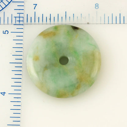 GREEN JADEITE JADE PI DISC PENDANT UPC #098855