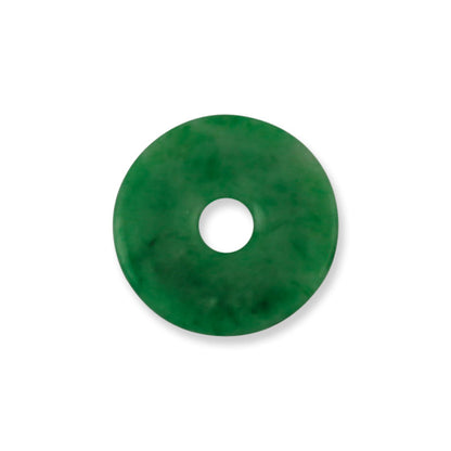 GREEN JADEITE JADE LOOSE PI DISC PENDANT UPC #012691