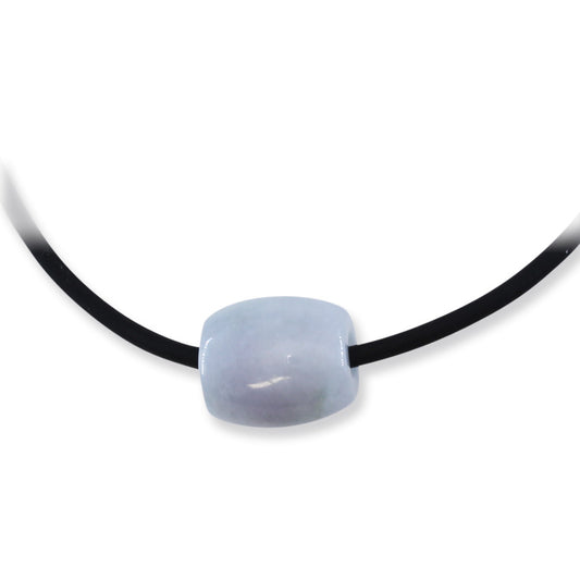 Slide Barrel Lavender Jadeite Jade Necklace | UPC #377387