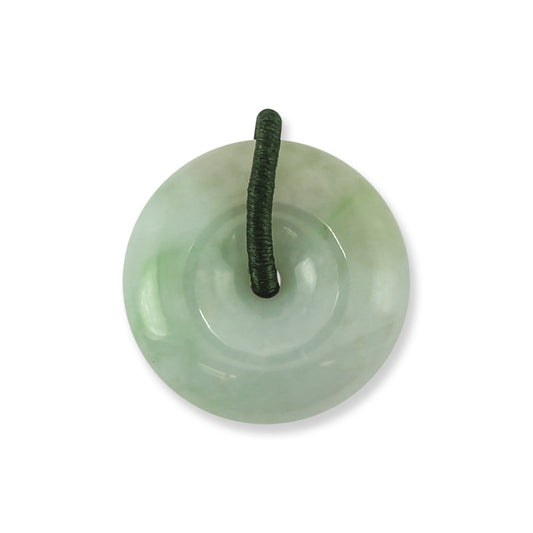 GREEN JADEITE JADE PI DISC PENDANT UPC #379558