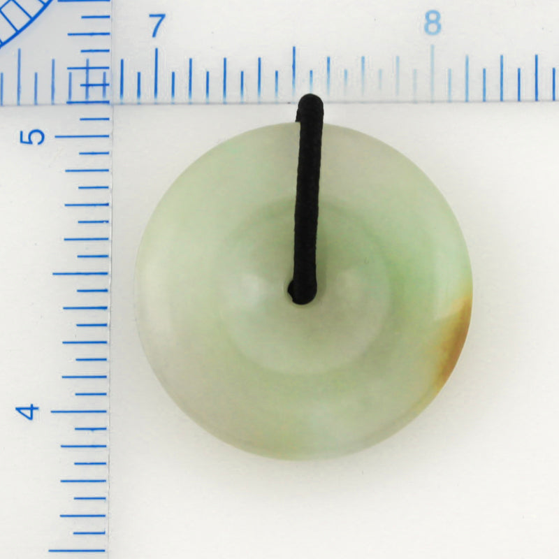 GREEN JADEITE JADE PI DISC PENDANT UPC #383777