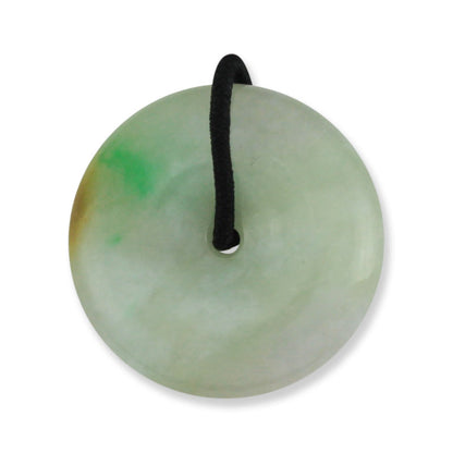 GREEN JADEITE JADE PI DISC PENDANT UPC #383777