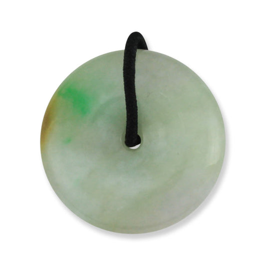 GREEN JADEITE JADE PI DISC PENDANT UPC #383777