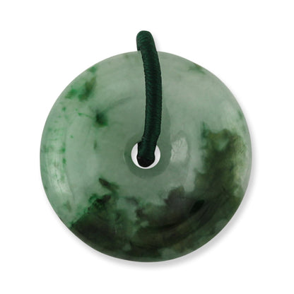 GREEN JADEITE JADE PI DISC PENDANT UPC #389779