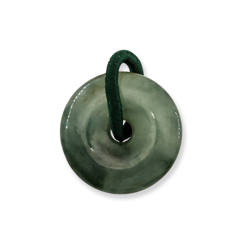 GREEN JADEITE JADE PI DISC PENDANT UPC #393981