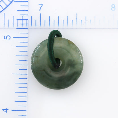 GREEN JADEITE JADE PI DISC PENDANT UPC #393981