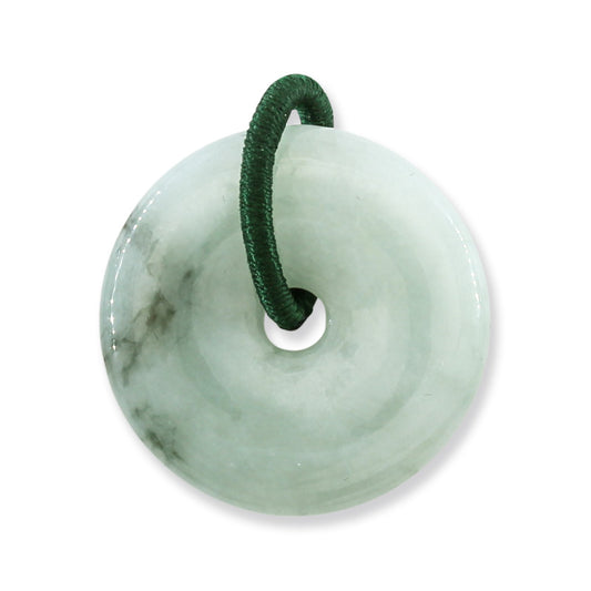 GREEN JADEITE JADE PI DISC PENDANT UPC #393967