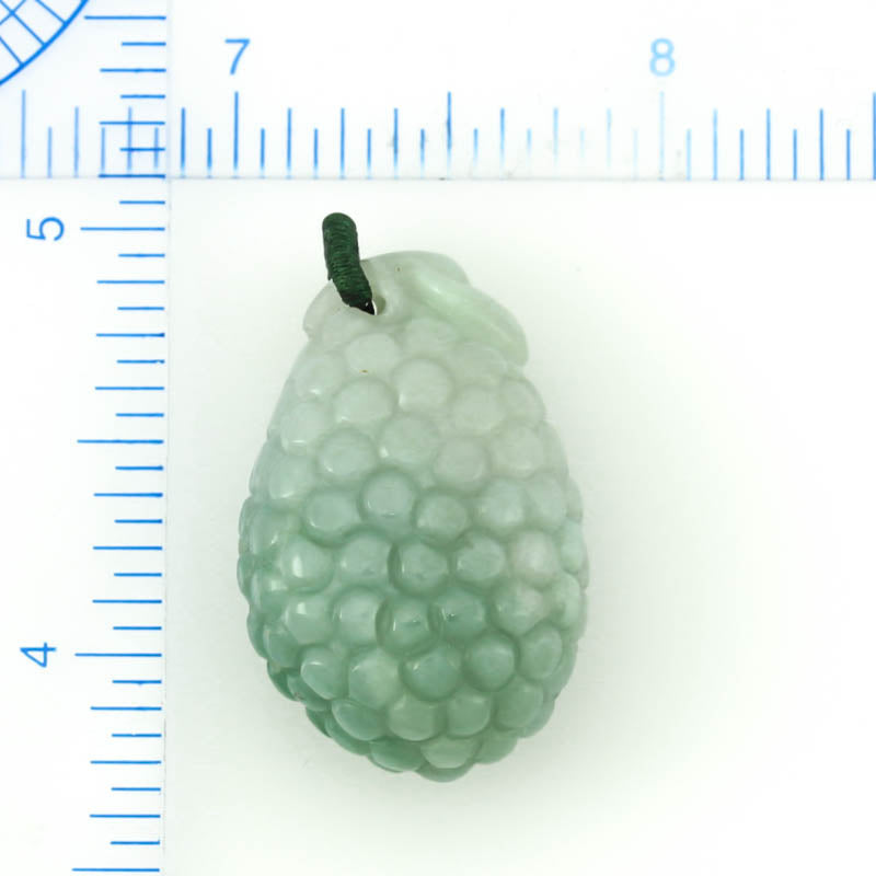 GREEN JADEITE JADE CARVED PENDANT UPC #381834