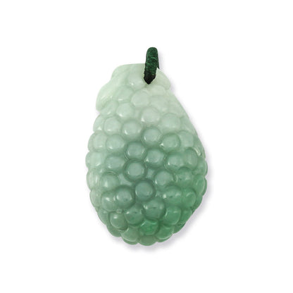 GREEN JADEITE JADE CARVED PENDANT UPC #381834