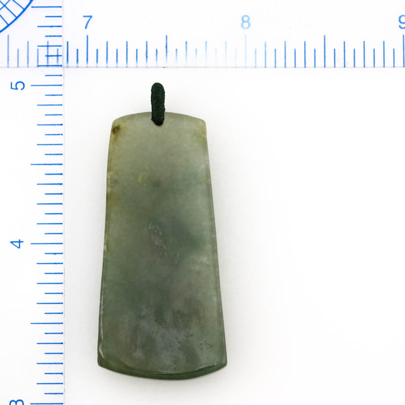 GREEN JADEITE JADE CARVED PENDANT UPC #381964