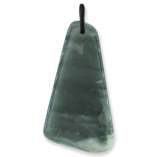 BLUE GREEN JADEITE JADE FREE-FORM PENDANT UPC #393875