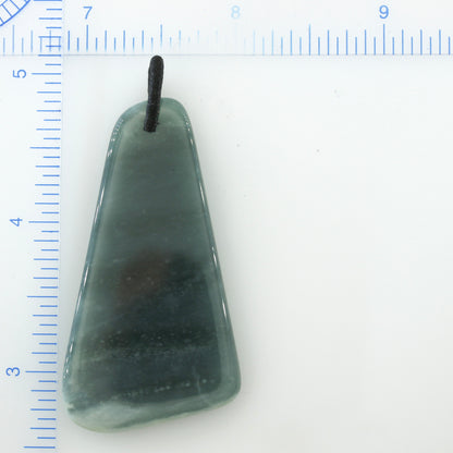 BLUE GREEN JADEITE JADE FREE-FORM PENDANT UPC #393875