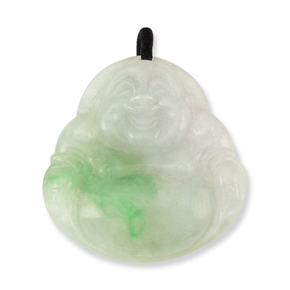 GREEN JADEITE JADE CARVED BUDDHA PENDANT UPC #390225