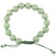 GREEN JADEITE JADE ADJUSTABLE BEAD BRACELET UPC #391550