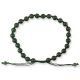 GREEN JADEITE JADE ADJUSTABLE BEAD BRACELET UPC #392519