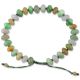 RAINBOW JADEITE JADE ADJUSTABLE ABACUS BEAD BRACELET UPC #391512