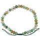 RAINBOW JADEITE JADE ADJUSTABLE ABACUS BEAD BRACELET UPC #391505