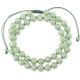 GREEN JADEITE JADE ADJUSTABLE BEAD NECKLACE UPC #391482