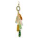 14K YELLOW GOLD MULTI-COLOR JADEITE JADE PEA POD DROP PENDANT UPC #388888