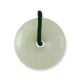 WHITE JADEITE JADE PI DISC PENDANT UPC #389687