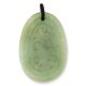 GREEN JADEITE JADE CARVED OVAL PENDANT UPC #390249