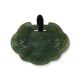 GREEN JADEITE JADE CARVED LOCK PENDANT UPC #390263