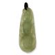 GREEN JADEITE JADE CARVED PEA POD PENDANT UPC #390287