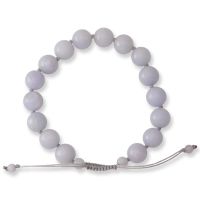 LAVENDER JADEITE JADE ADJUSTABLE BEAD BRACELET UPC #391284